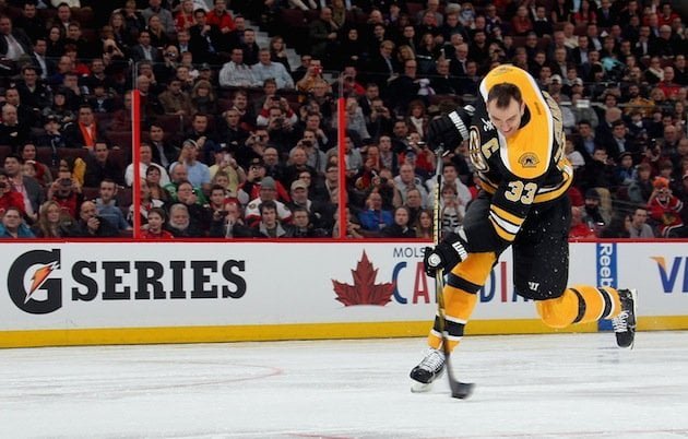 during the 2012 Molson Canadian NHL All-Star Skills Competition as part of the NHL All-Star weekend at Scotiabank Place on January 28, 2012 in Ottawa, Canada.